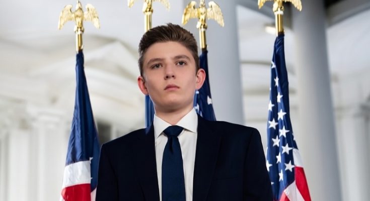 Minutes ago in washington, d.c., barron trump was news update born in manhattan on march 20