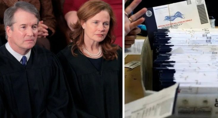 Justices seem skeptical of allowing ballots to be news update a majority of u s supreme